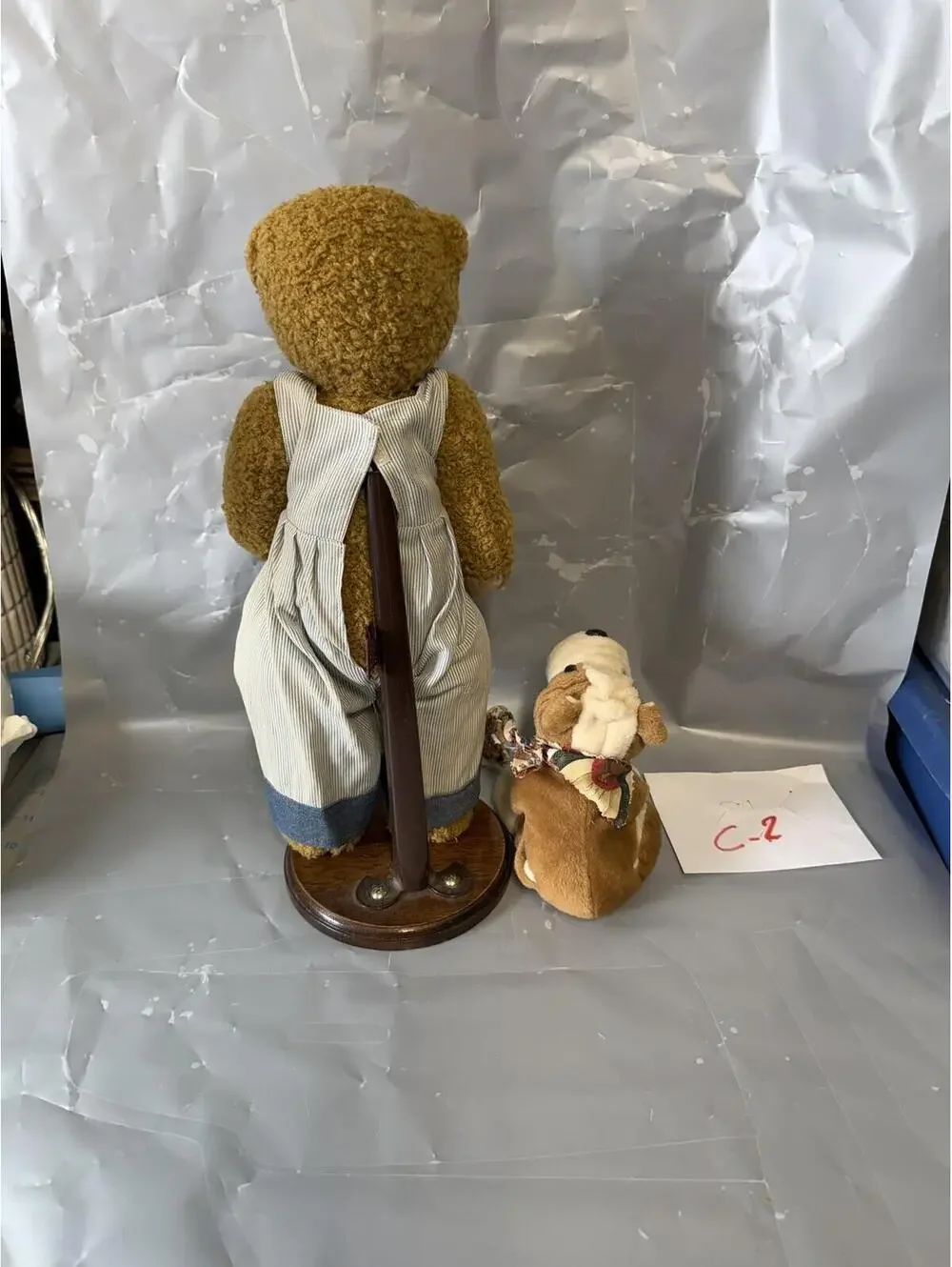 RARE Ty Beanie Babies Buddy Bear w/ Monkey & Dog Plush Set - Excellent Condition